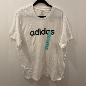 Men's XL White Adidas Short Sleeve T-Shirt- Brand New w Tags